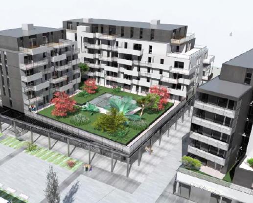 BUREAUX MARCEL PAGNOL - Construction de bureaux (notamment des bureaux médicaux) avec zone ERP + commerces + logements + cinéma + parking