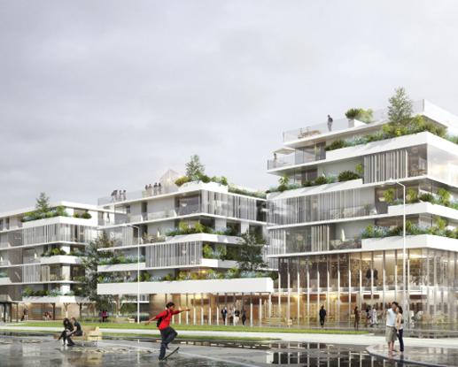 SYMBIOZ - Construction de 97 logements, bureaux et commerces répartis sur 6 bâtiments